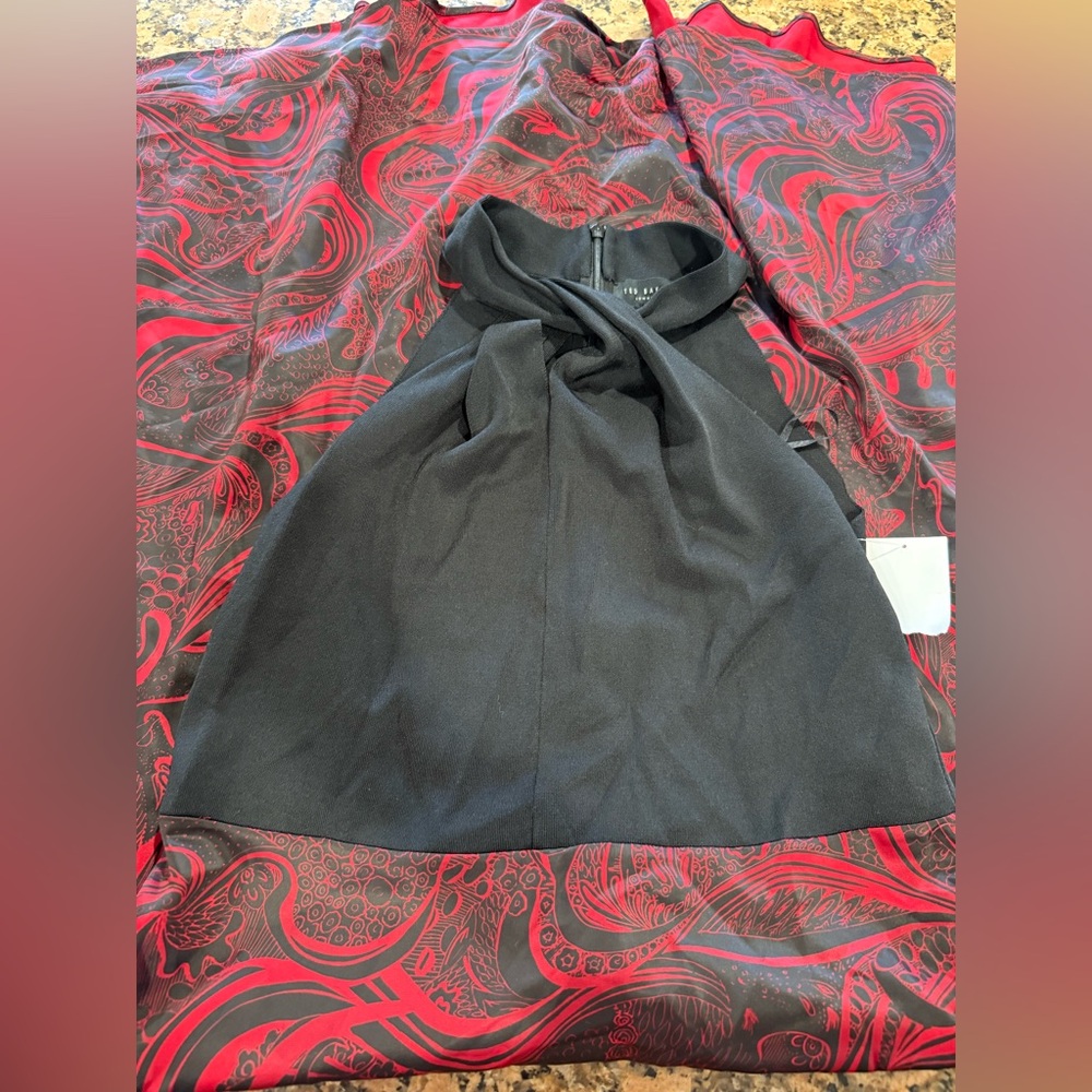 Ted baker London Rosieo Twist Knit Bodice Midi Dress - Picture 7 of 12